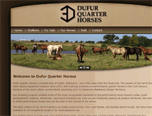 Tablet Screenshot of d3quarterhorses.com